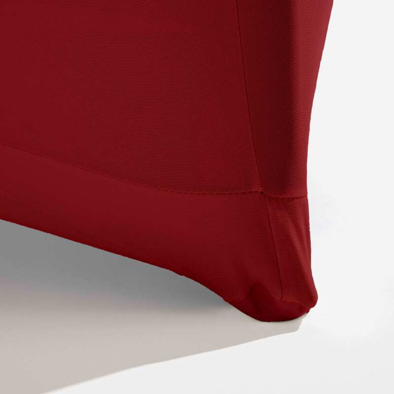 Burgunderrote Stehtischhusse 110x80 cm