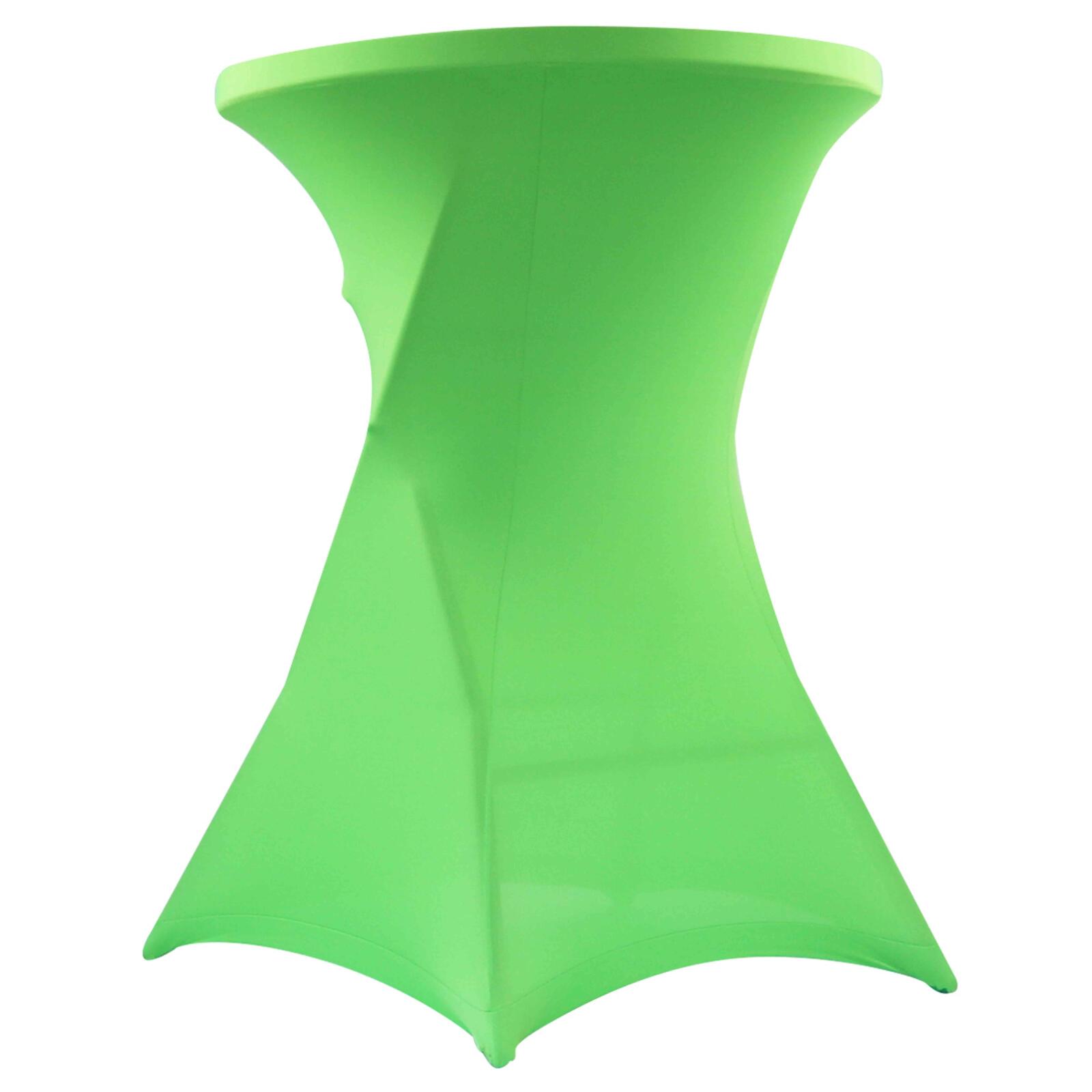 Grüne Abdeckung für Stehtisch 110x80 cm