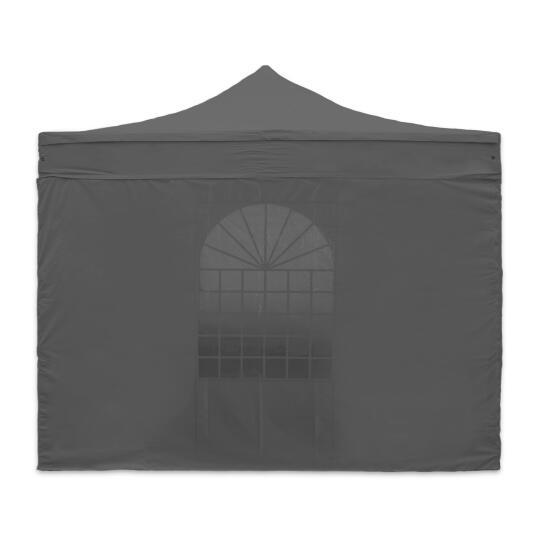 Graue Fensterwand 4,5 m – 300 g/m²