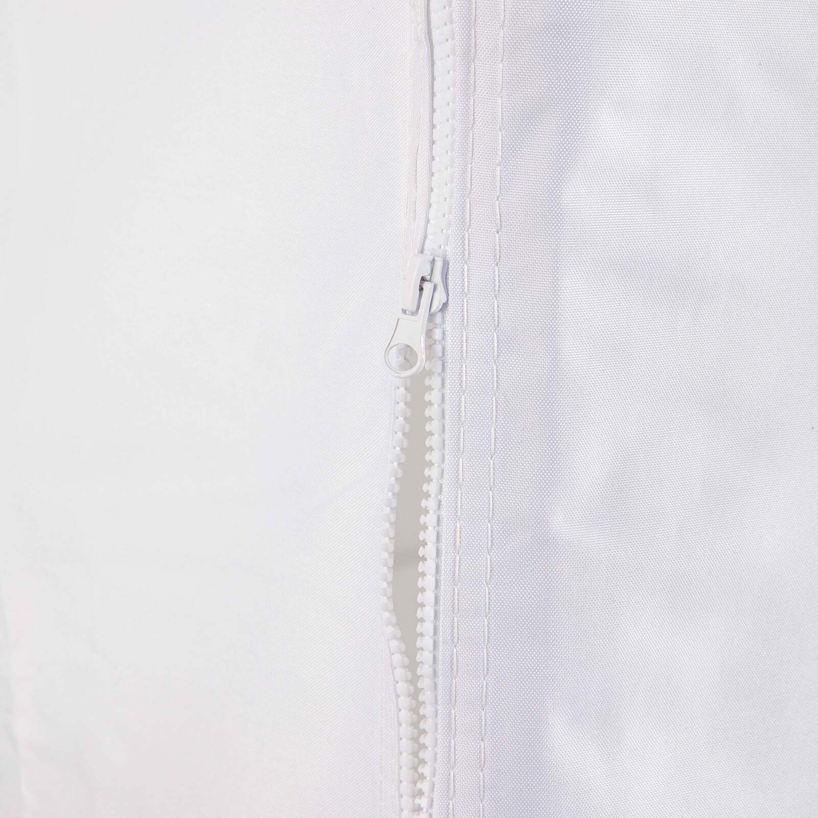 Weiße Türwand mit Reißverschluss, 4,5 m – 300 g/m² Weiße Türwand mit Reißverschluss, 4,5 m – 300 g/m²