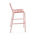 Hoher Metall-Barhocker