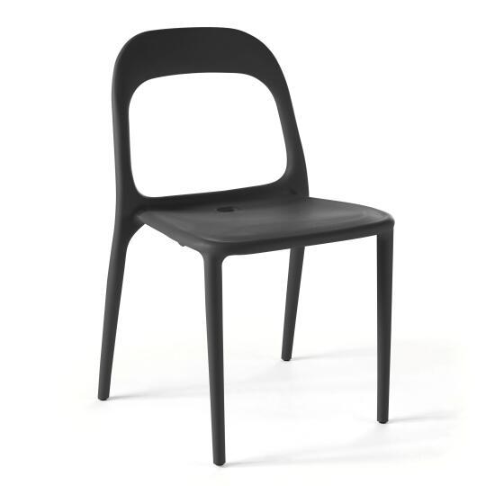 Designer-Restaurantstuhl aus Polypropylen