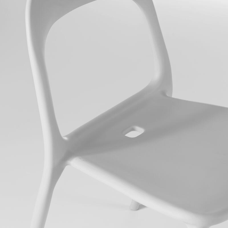 Designer-Restaurantstuhl aus Polypropylen