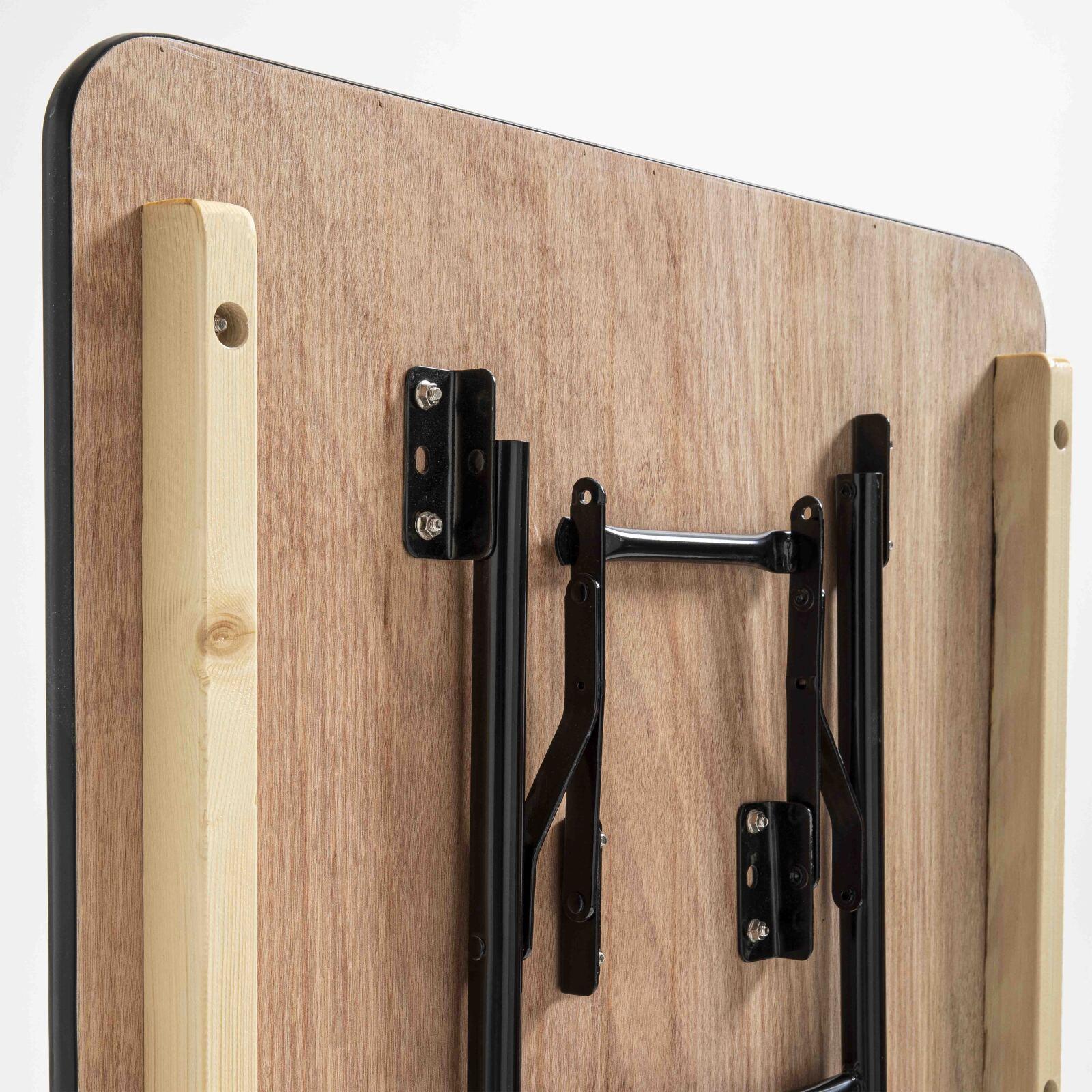 Klapptisch holz 180 cm – 10er-Set