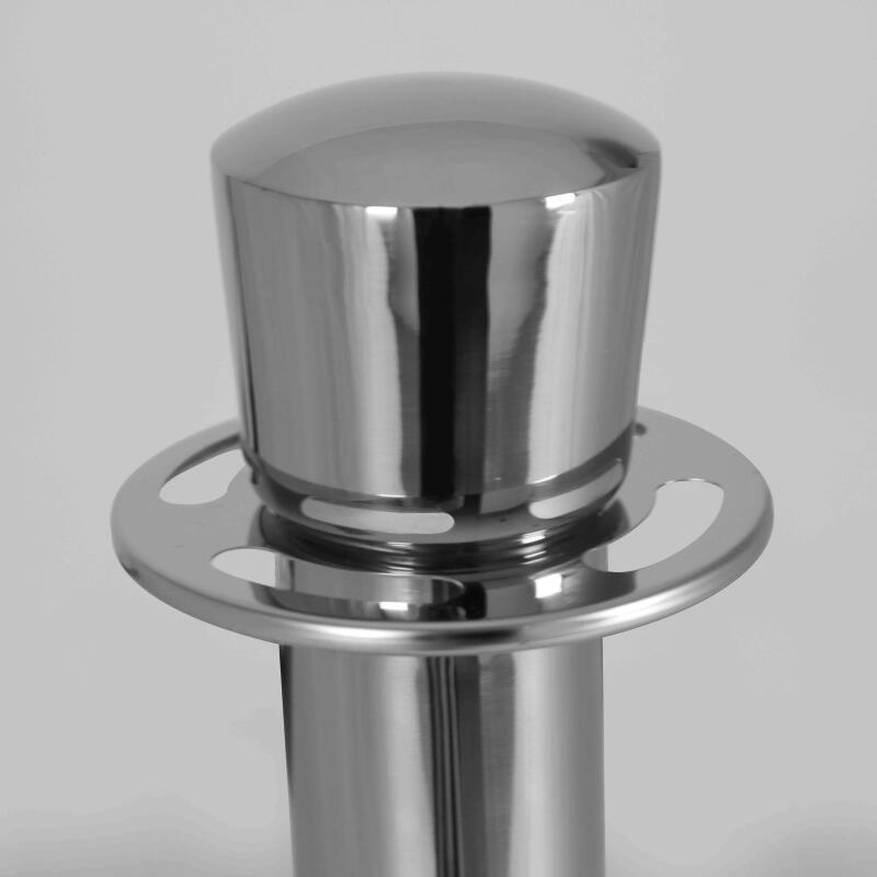 Wegweiser aus Chrom, 2er-Set