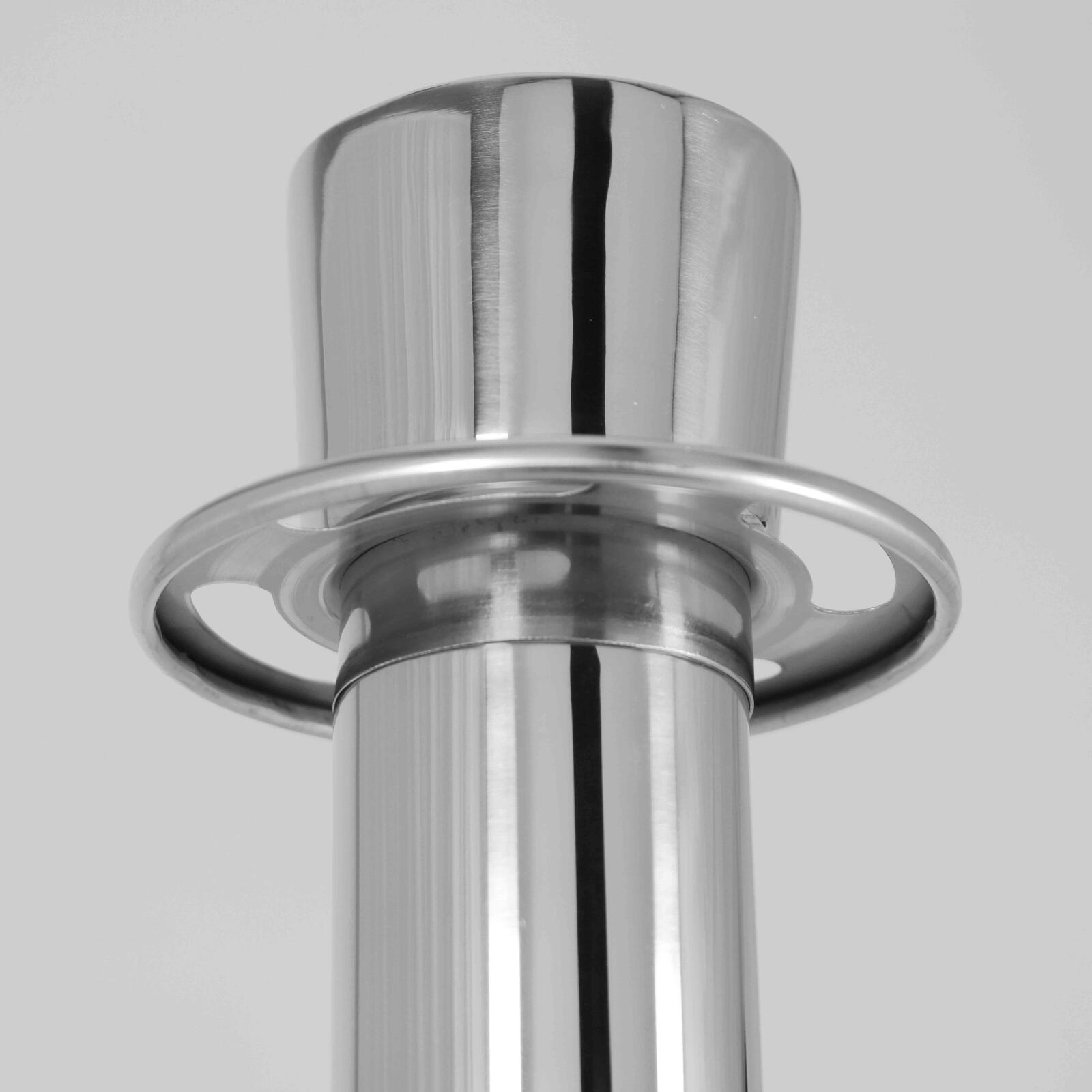 Wegweiser aus Chrom, 2er-Set