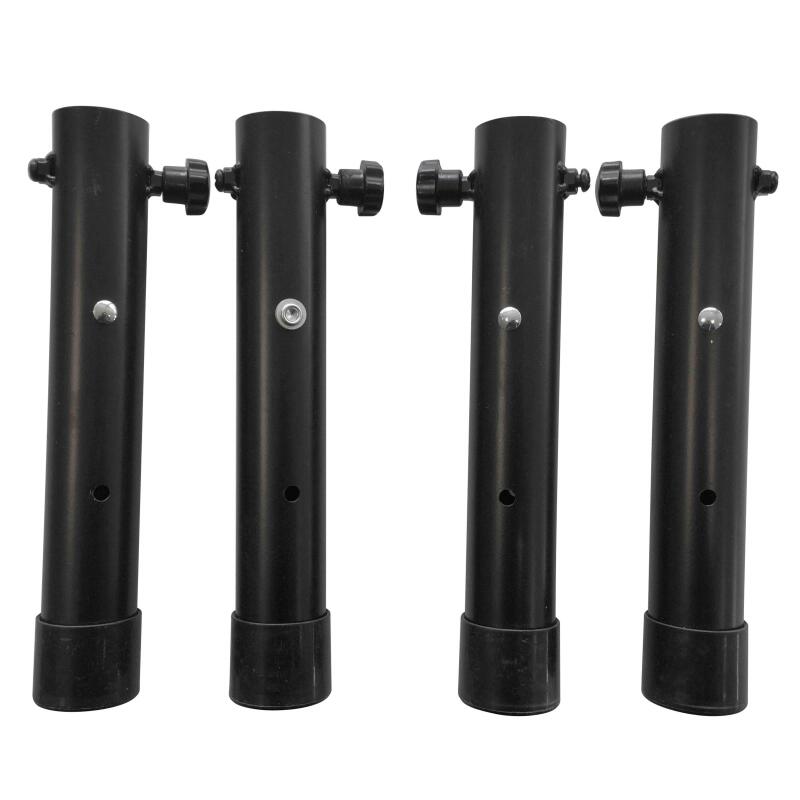 Klapptisch 180 cm  mit 4 Sitzerhöhungen und weißer Stretch-Tischdecke