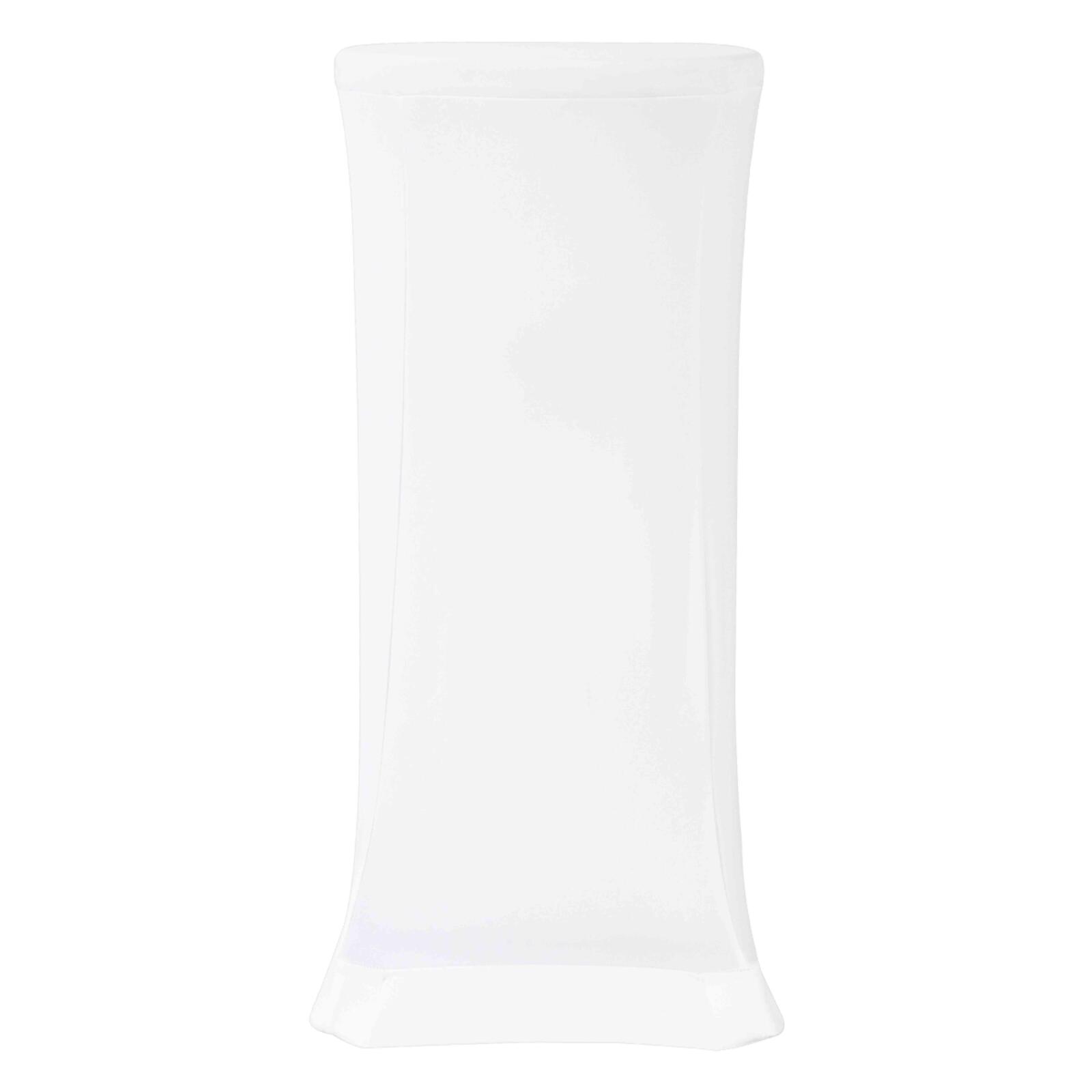 Weißer Bezug für klappbaren Hochhocker