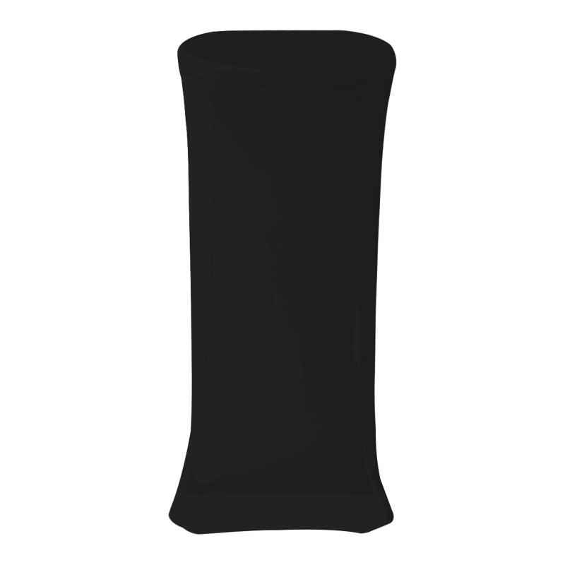 Schwarzer, klappbarer Hochhockerbezug