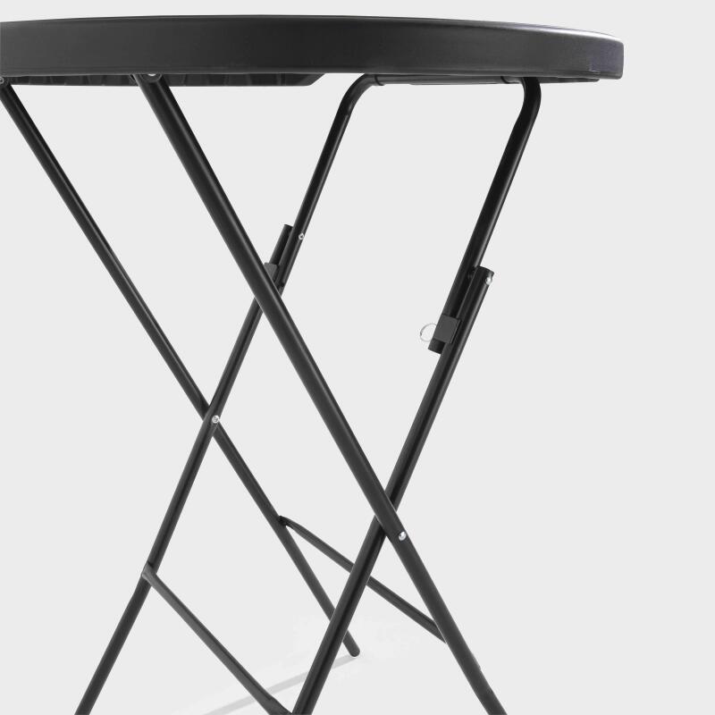 Klappbarer schwarz  Stehtisch 110 x 80 cm