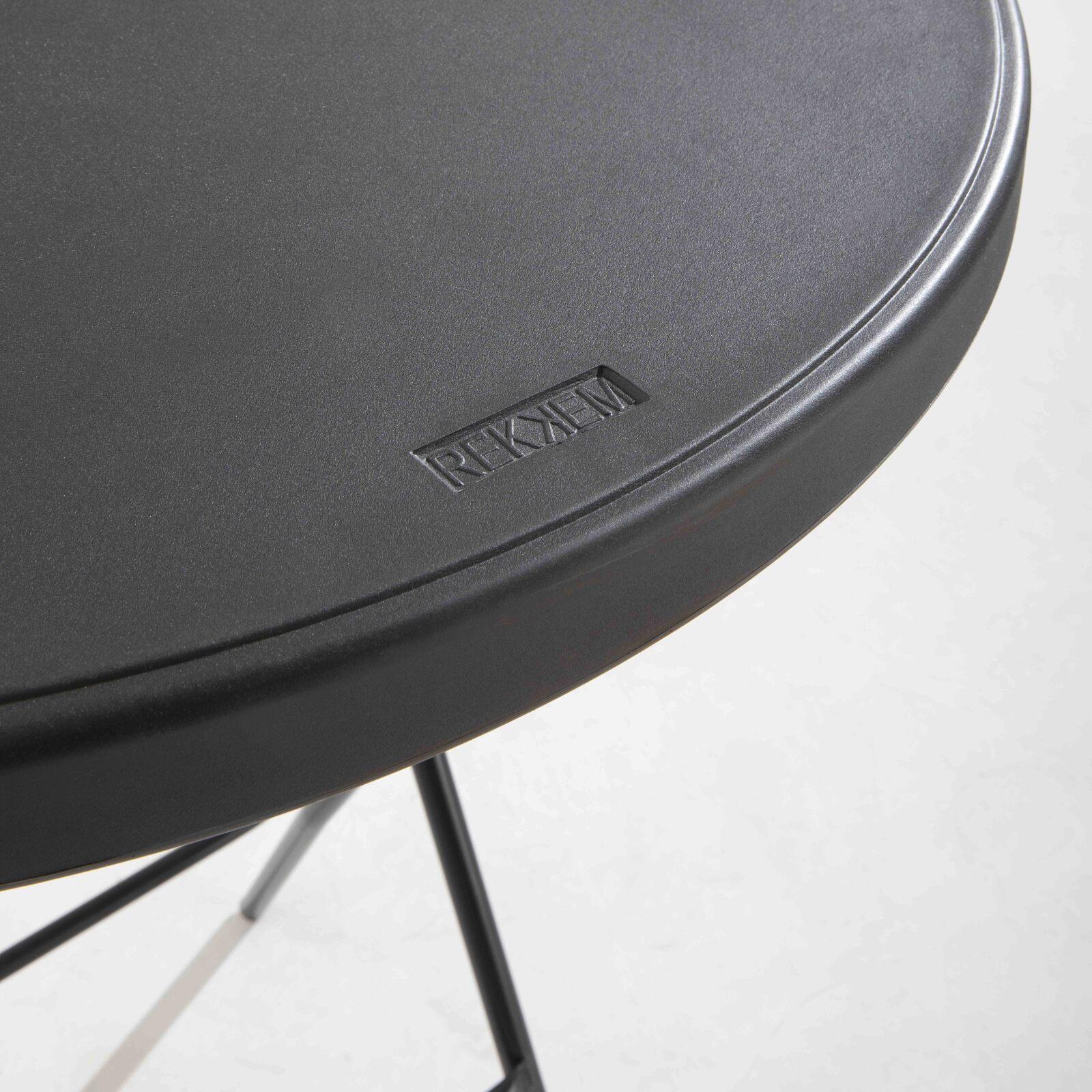 Klappbarer schwarz  Stehtisch 110 x 80 cm