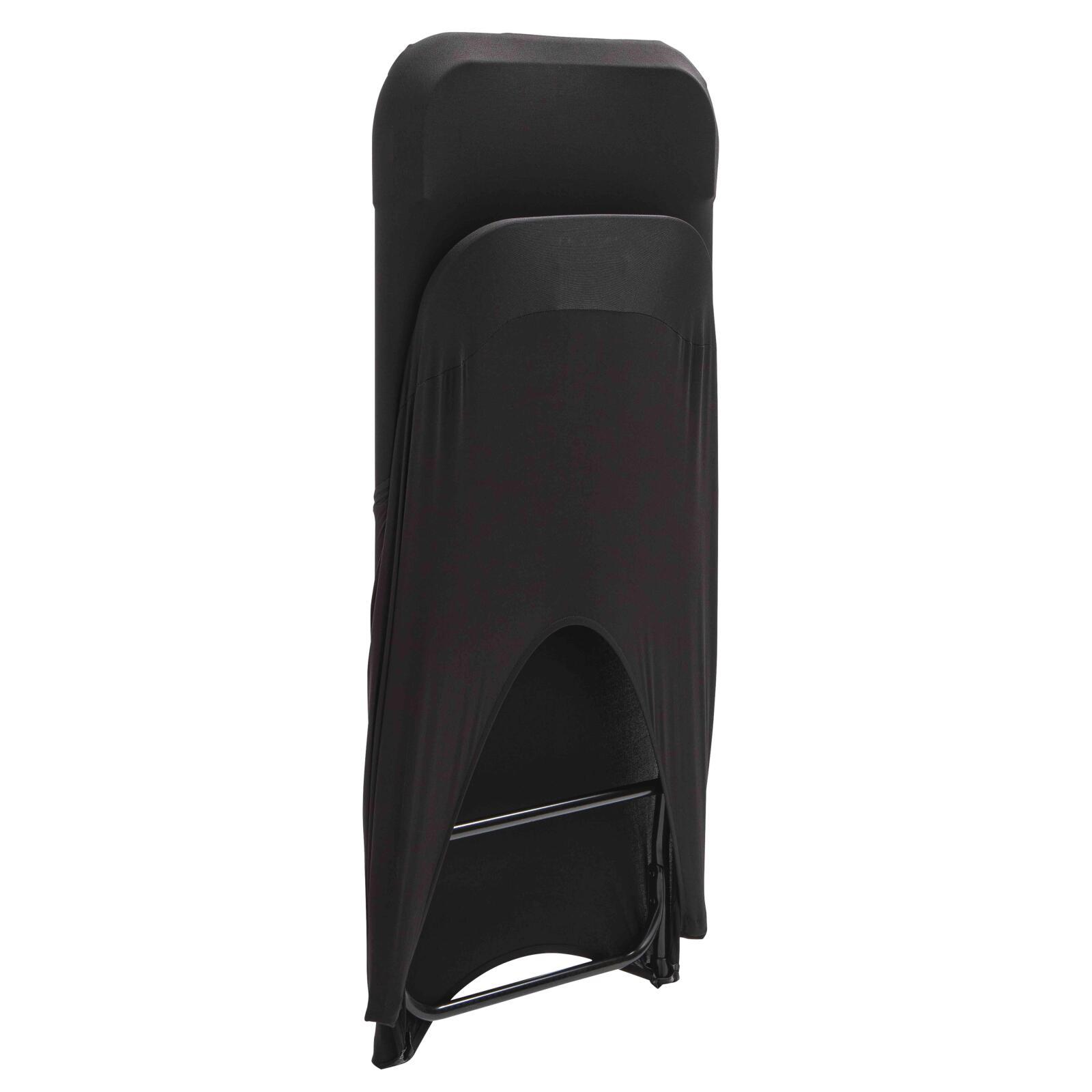 Husse für Klappstuhl  schwarz mit Öffnung