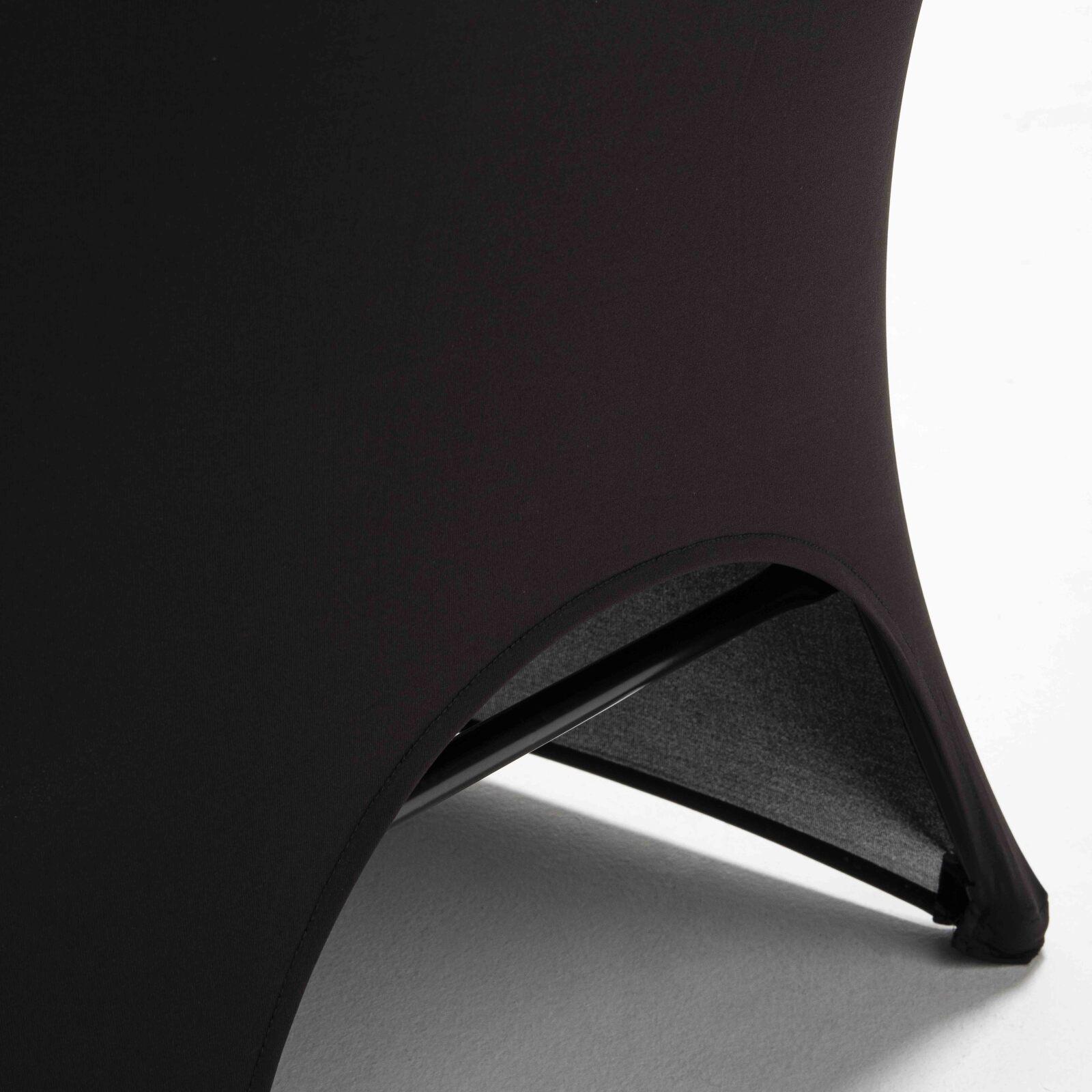 Husse für Klappstuhl  schwarz mit Öffnung Husse für Klappstuhl  schwarz mit Öffnung