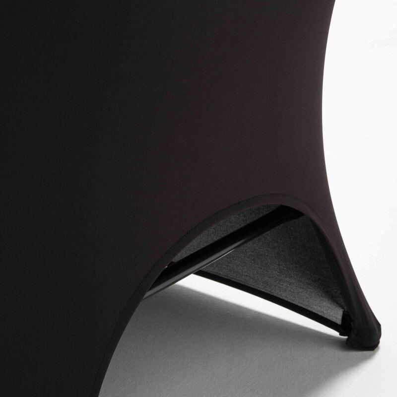 Husse für Klappstuhl  schwarz mit Öffnung