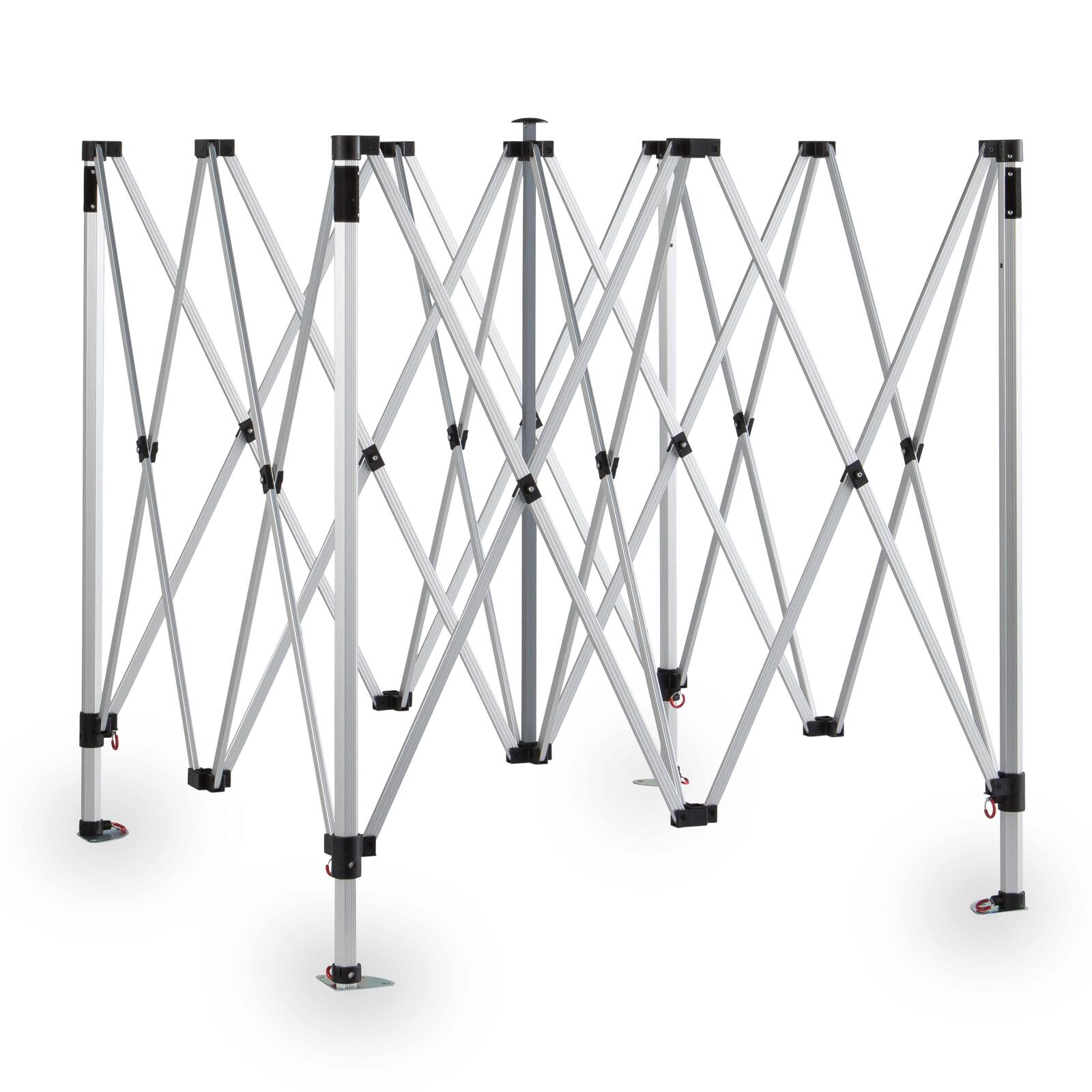 Aluminiumstruktur für 4x4m Faltzelt