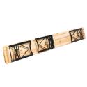 Klapptisch holz und Klappbänke 218cm 10 Plätze