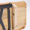 Klappbank Brauerei aus Holz 5 Sitzplätze 218 cm - Satz von 2