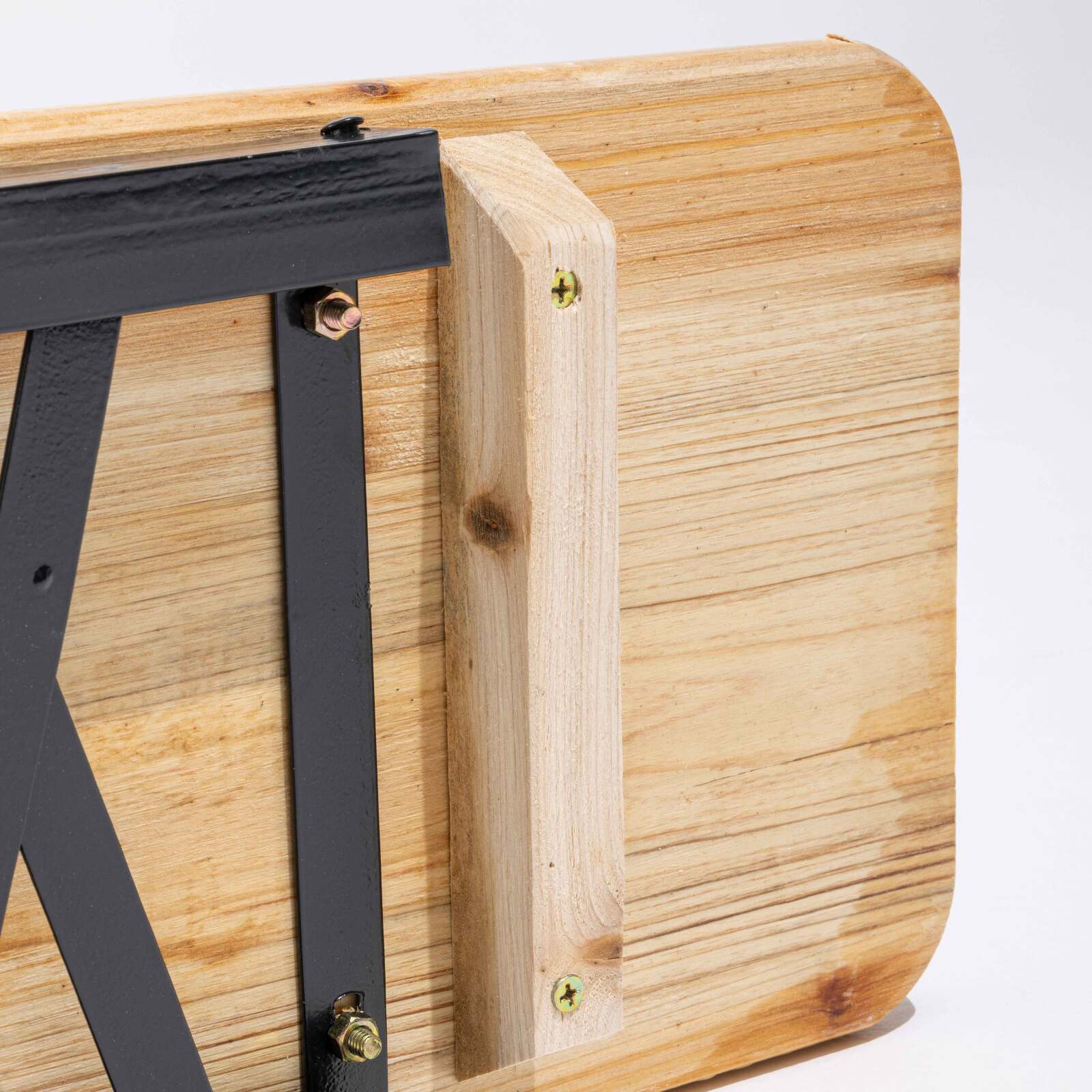 Klappbank Brauerei aus Holz 5 Sitzplätze 180 cm - Satz von 2