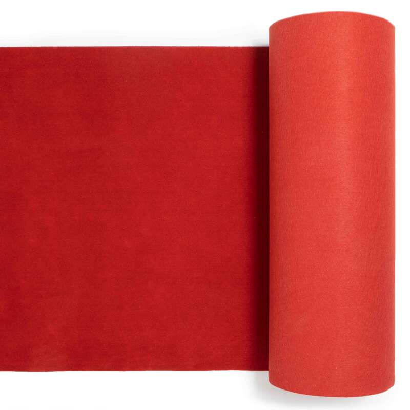 Teppichrolle 1x25m 250 g/m2 - Rot