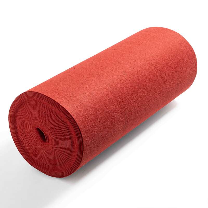 Teppichrolle 1x25m 250 g/m2 - Rot