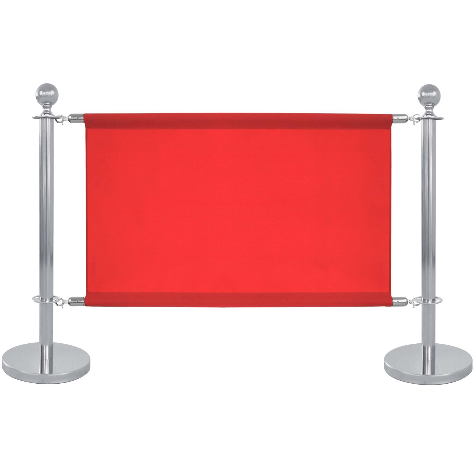 2 verchromte Terrassentrennpfosten 2 verchromte Terrassentrennpfosten