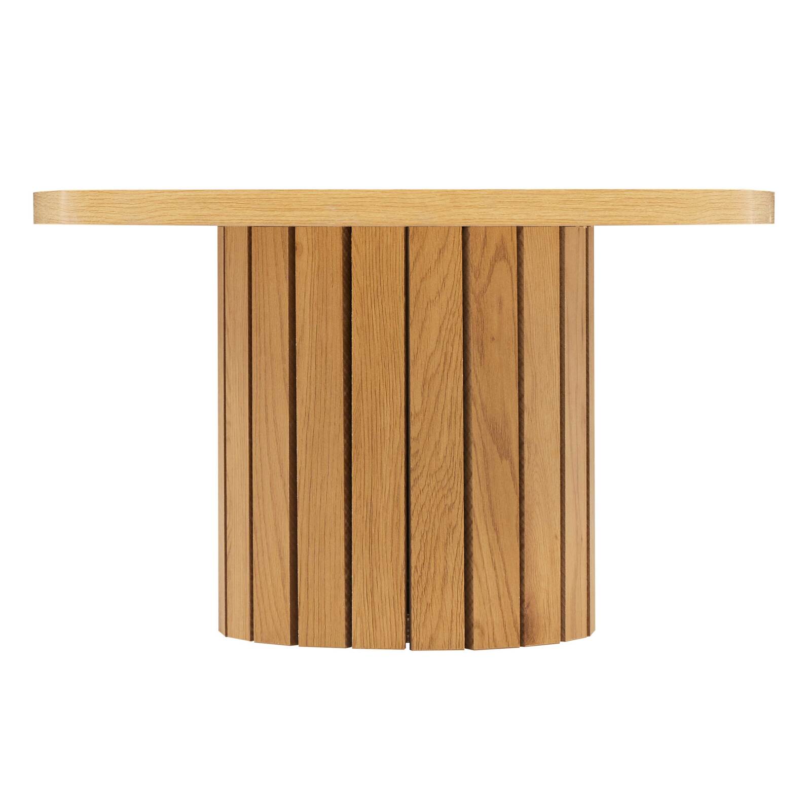 Ovaler Couchtisch aus MDF mit FSC®-Melamindekor Ovaler Couchtisch aus MDF mit FSC®-Melamindekor