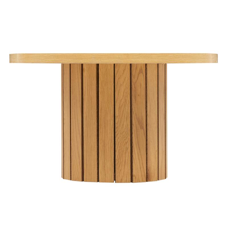 Ovaler Couchtisch aus MDF mit FSC®-Melamindekor