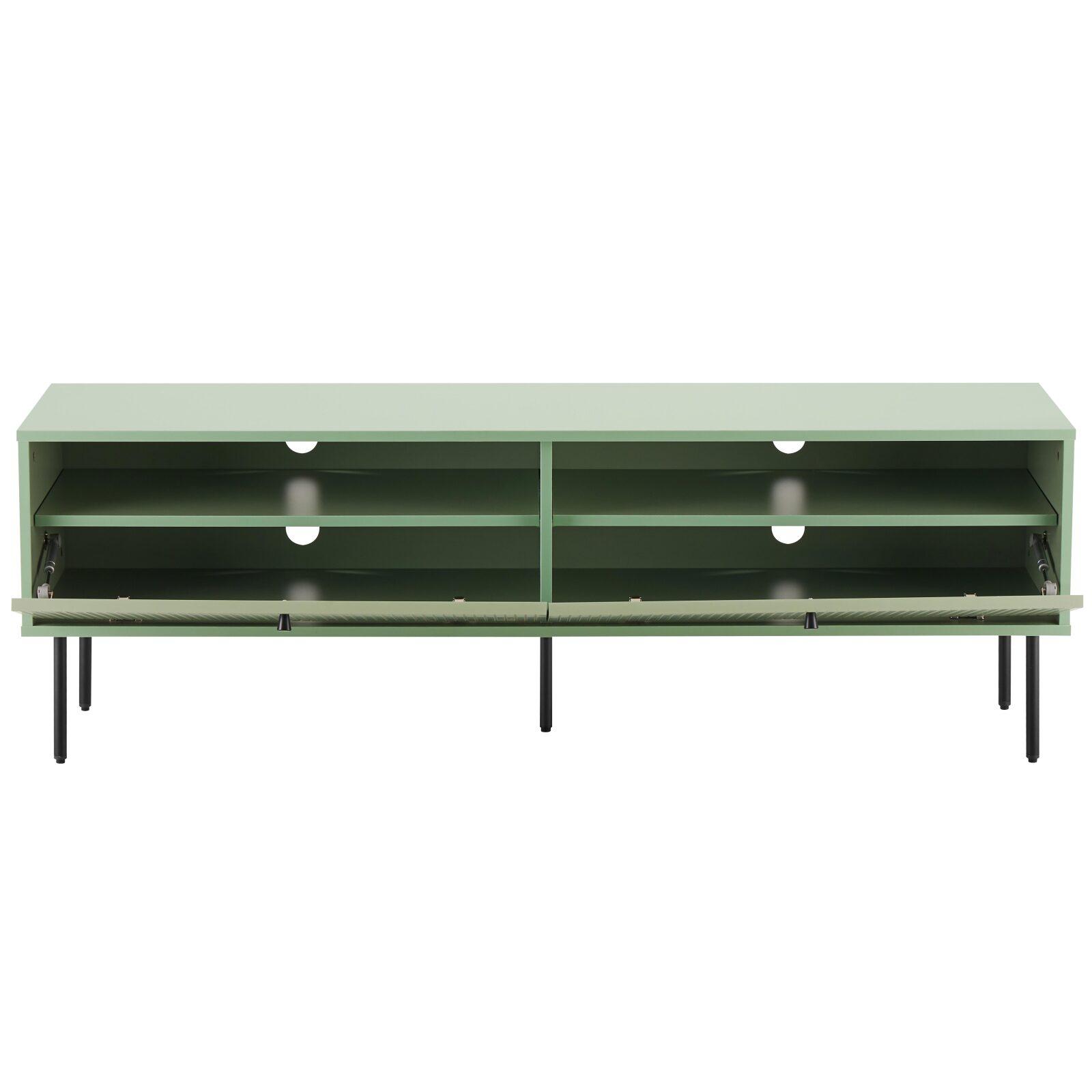 TV-Möbel aus Stahl und MDF mit FSC®-Melamindekor 150 cm
