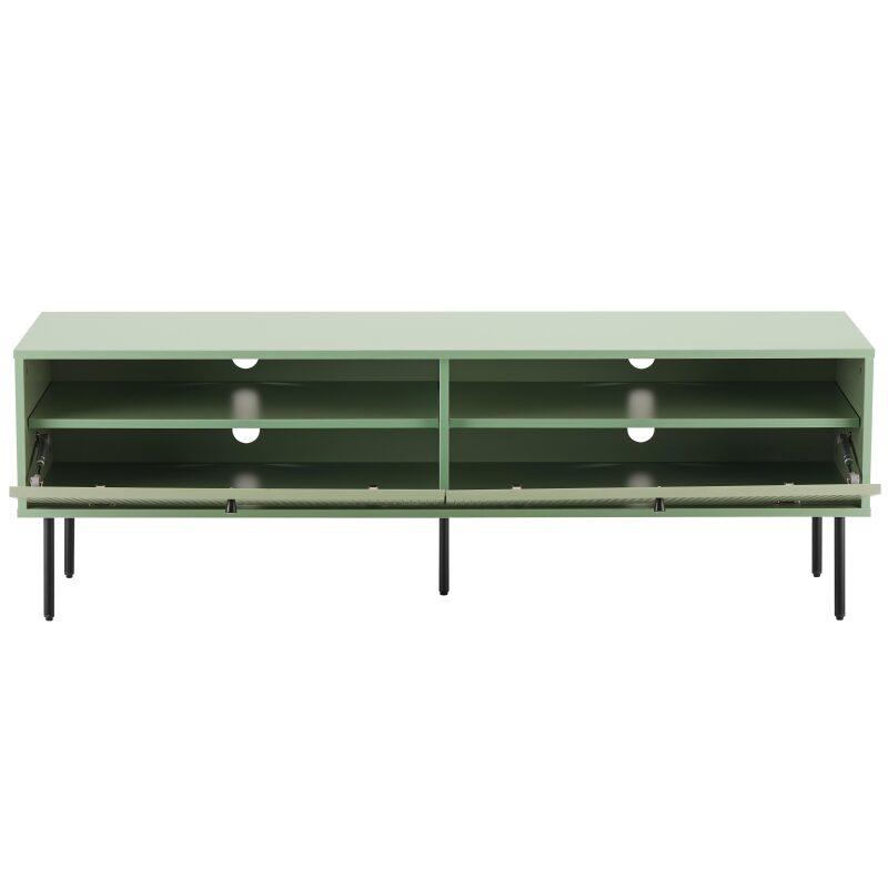 TV-Möbel aus Stahl und MDF mit FSC®-Melamindekor 150 cm (3/7)