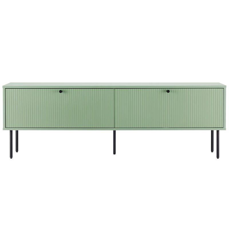 TV-Möbel aus Stahl und MDF mit FSC®-Melamindekor 150 cm (2/7)