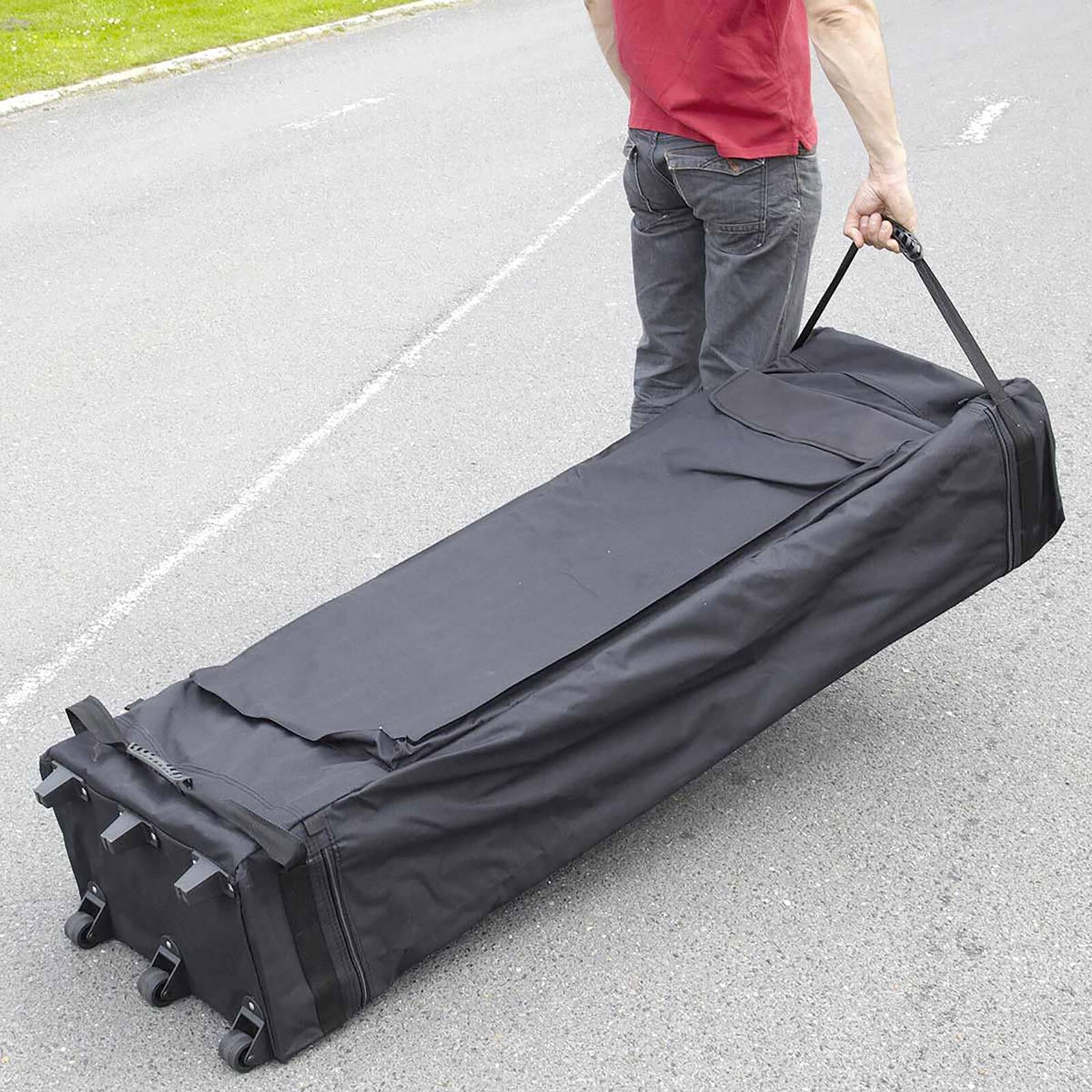 Transporttasche mit Rollen für 4x8m Faltzelt Transporttasche mit Rollen für 4x8m Faltzelt