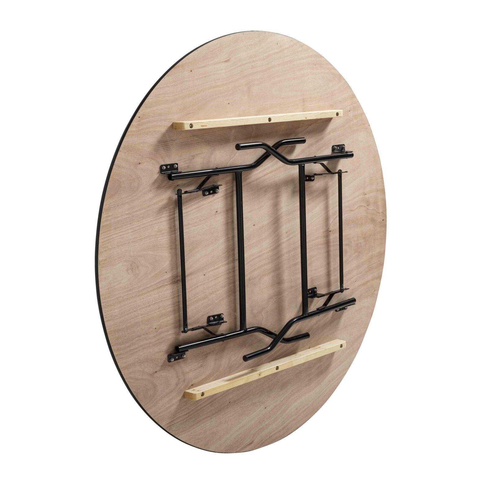 Klapptisch holz rund für 8 Personen, 150 cm