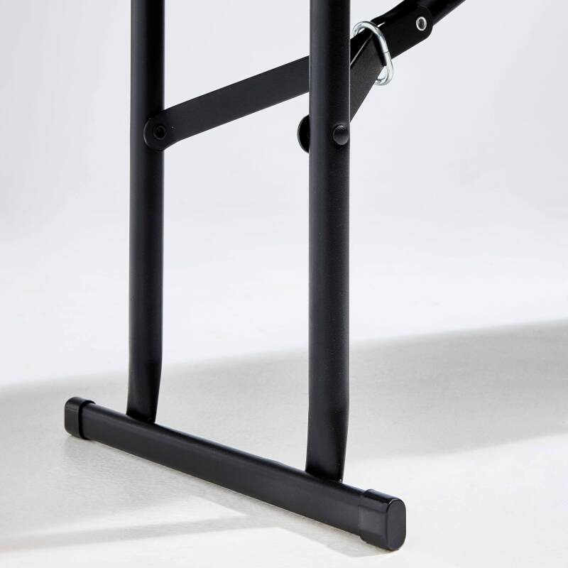 Set mit 5 Klappbänken 180 cm – Schwarz