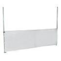 Halbwand mit Stützstange 3x1m - 300gr/m²