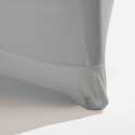 Hellgraue Stehtischhusse 110x80 cm
