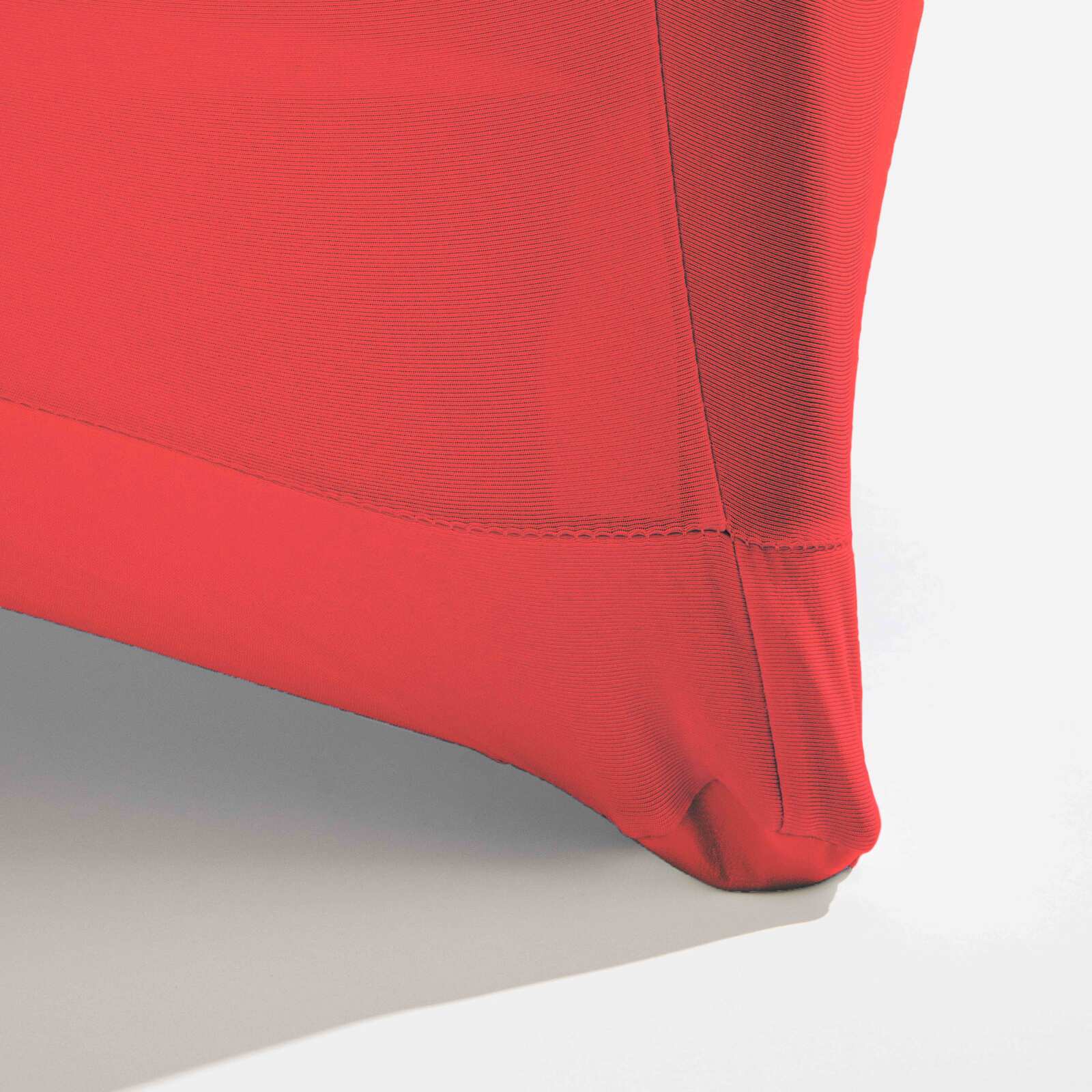 Hellrote Stehtischhusse 110x80 cm