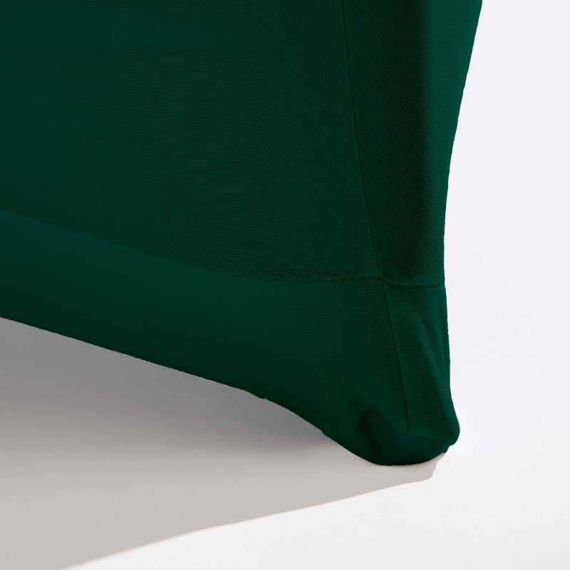 Tannengrüne Steh-Esstischabdeckung 110x80 cm