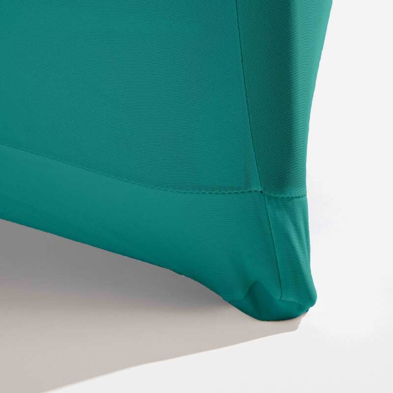 Türkise Stehtischhusse 110x80 cm