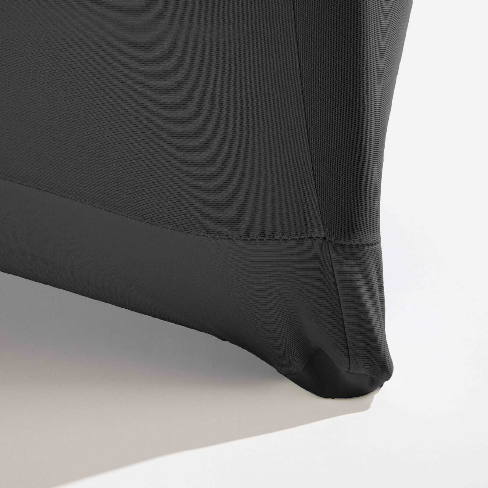 Dunkelgraue Stehtischhusse 110x80 cm