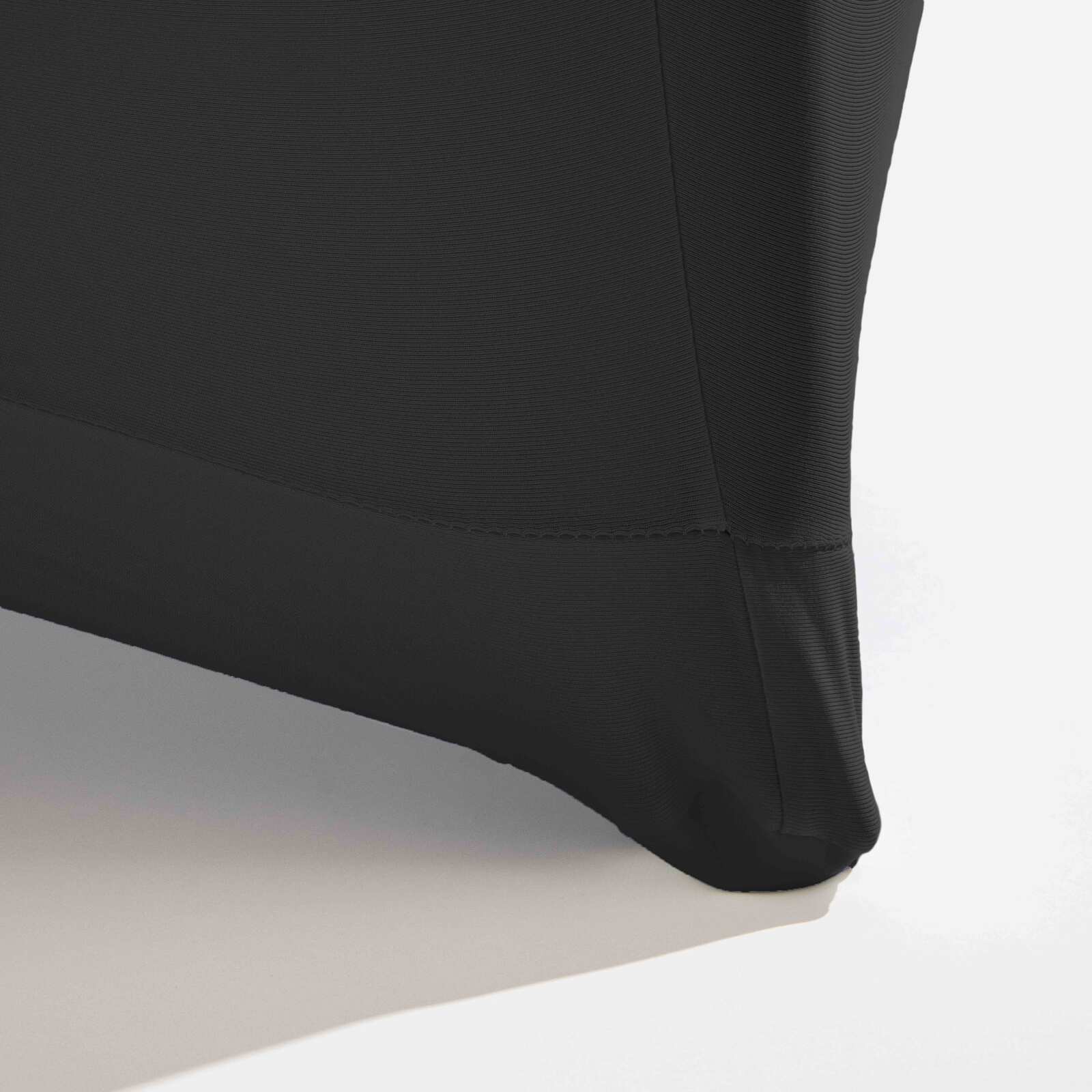 Set mit 5 schwarzen Bezügen für Stehtisch 110 x 60 cm