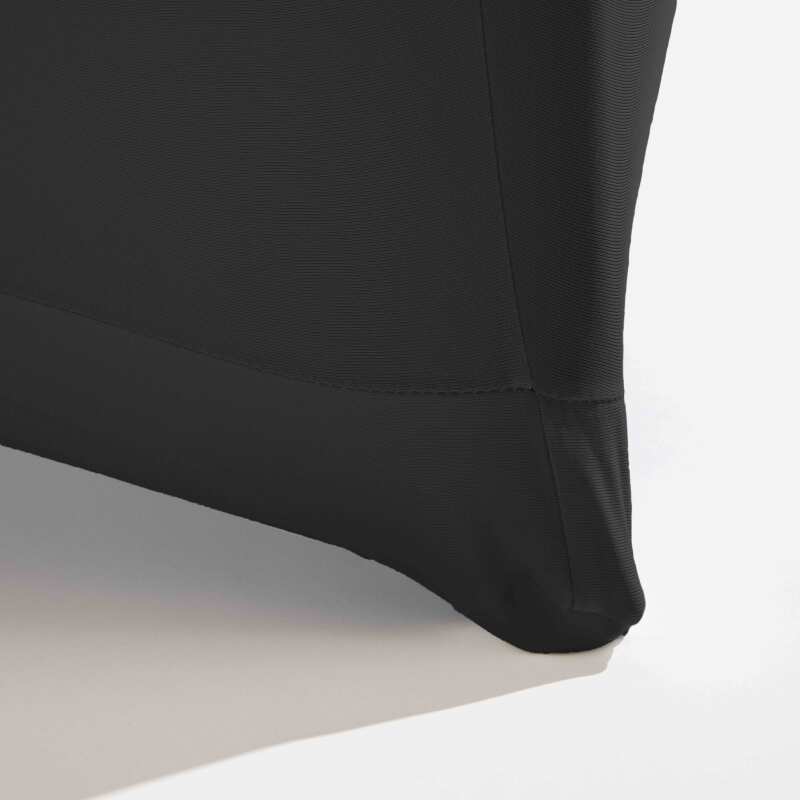 Set mit 5 schwarzen Hussen für Stehtisch 110 x 80 cm