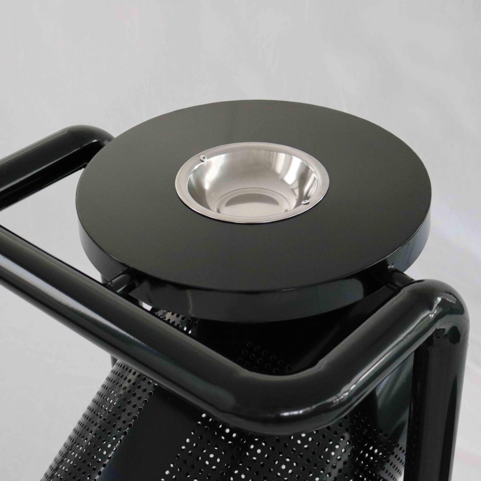 Outdoor-Mülleimer auf Füßen mit Aschenbecher – 30 l Outdoor-Mülleimer auf Füßen mit Aschenbecher – 30 l