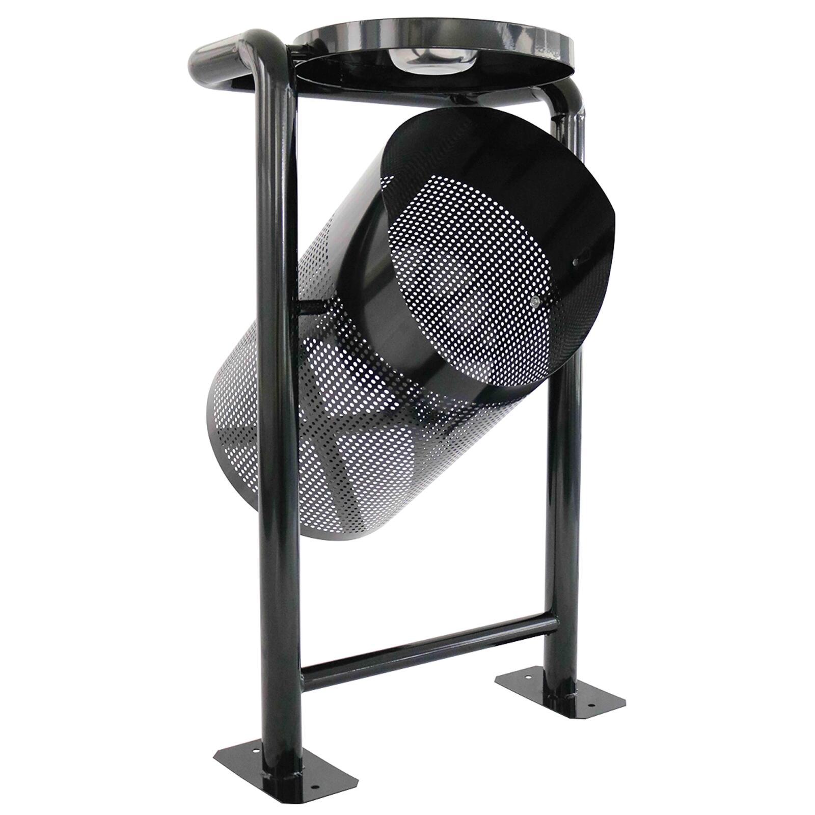 Outdoor-Mülleimer auf Füßen mit Aschenbecher – 30 l
