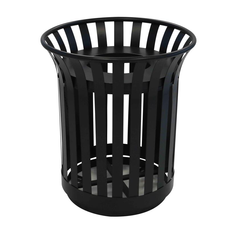 Outdoor-Mülleimer aus Stahl – 31 l