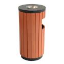Outdoor-Mülleimer mit Aschenbecher – 29 L