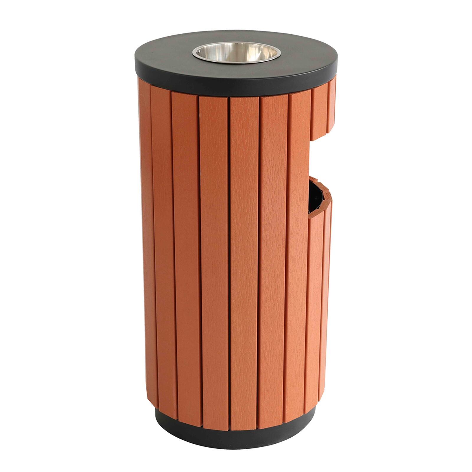 Outdoor-Mülleimer mit Aschenbecher – 29 L Outdoor-Mülleimer mit Aschenbecher – 29 L