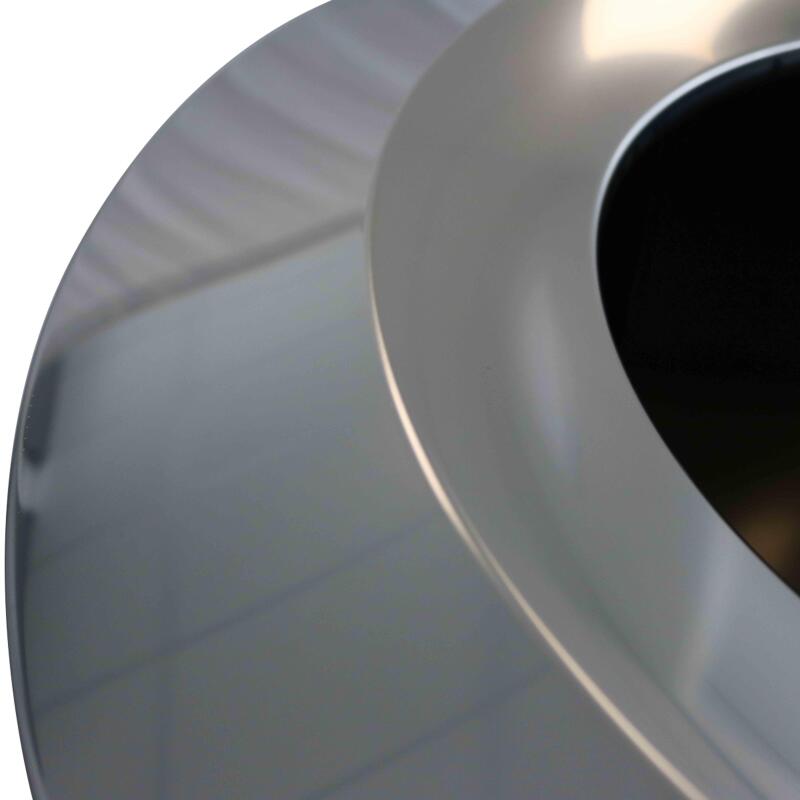 Runder Mülleimer aus Edelstahl – 240 l