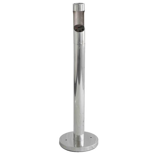 Außenaschenbecher zur Befestigung am Chromboden