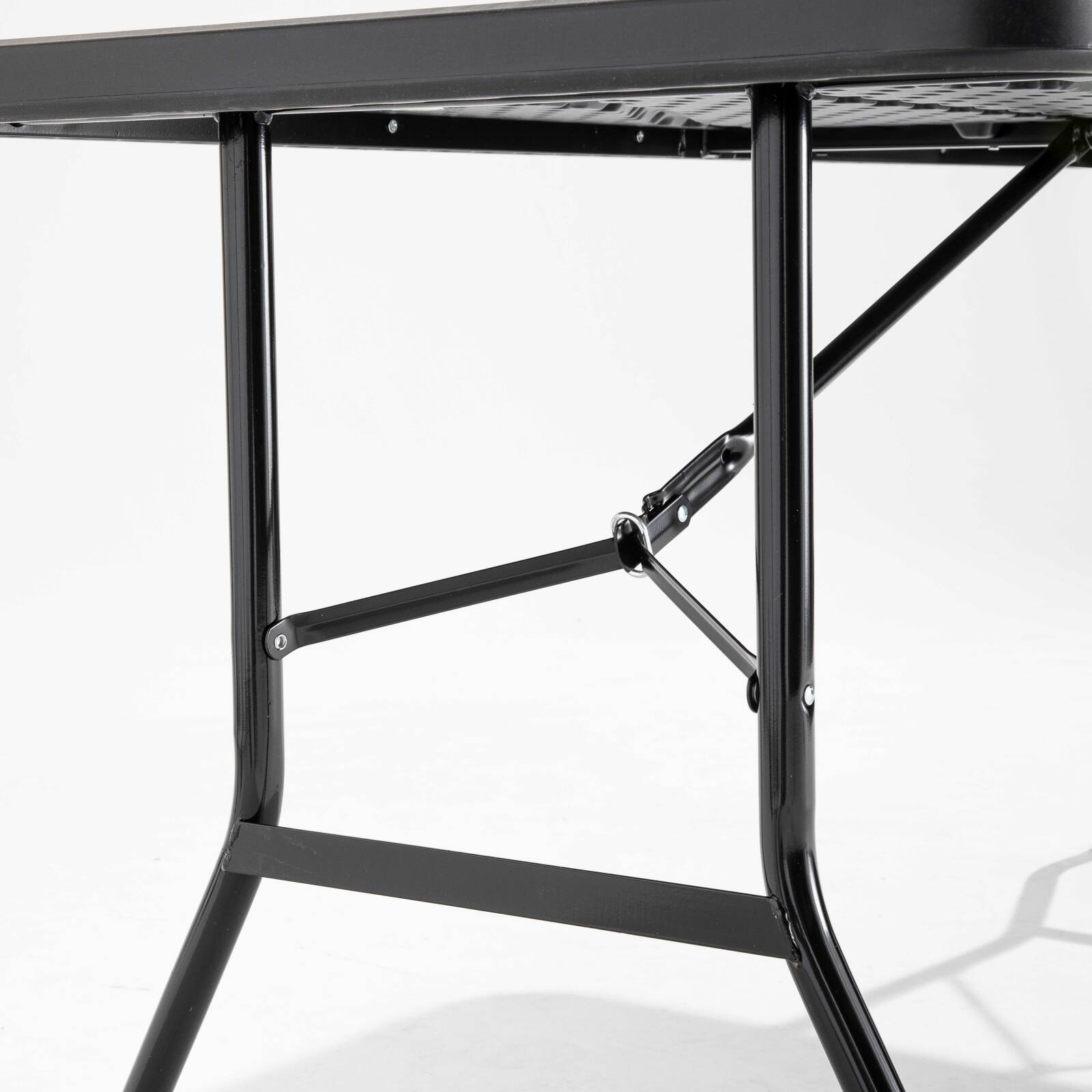 Klapptisch schwarz monoblock 180 cm - 8 Sitzplätze Klapptisch schwarz monoblock 180 cm - 8 Sitzplätze