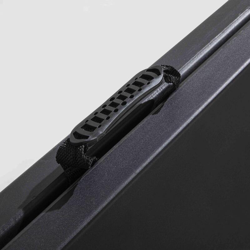 Klapptisch schwarz aus HDPE 180 cm – 8 Sitzplätze